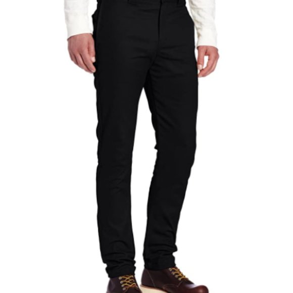 skinny fit work trousers